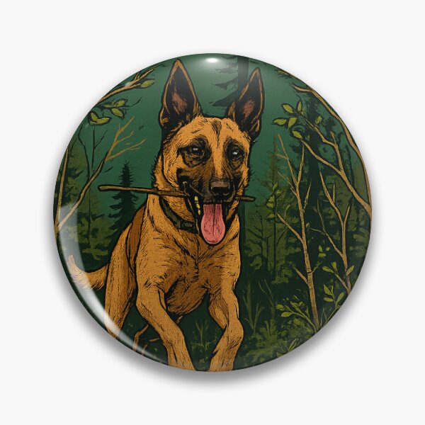 Item preview, Trail Jumper | Belgian Malinois in the Wild Forest Design designed and sold by TrailThrottleCo.