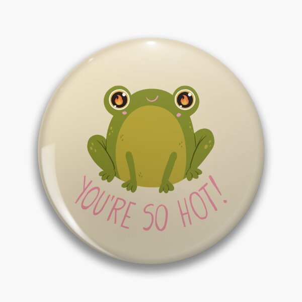 Item preview, You're so hot - Cute Frog Illustration designed and sold by origamishop.