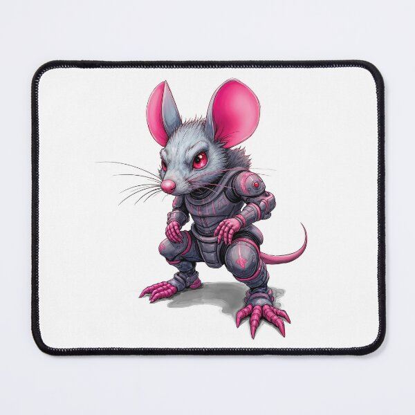 Item preview, Rat cybernetic pink designed and sold by HiresFilm.