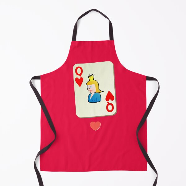 Item preview, Queen of My Heart – Cute Couple Playing Card (Her Side) designed and sold by minibrainco.