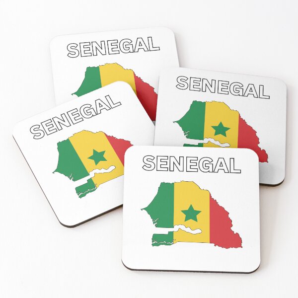 Item preview, Senegal Flag Map designed and sold by atomstartup.