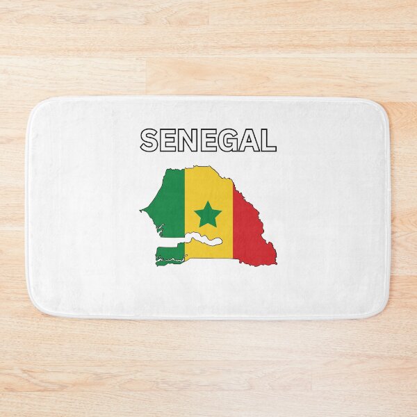 Item preview, Senegal Flag Map designed and sold by atomstartup.