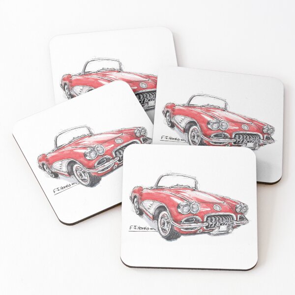 Item preview, Corvette C2 in red. designed and sold by Francohanekom.