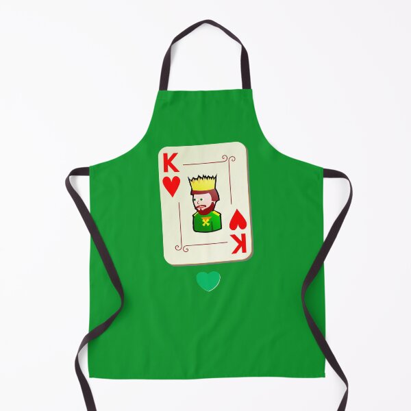 Item preview, King of My Heart – Cute Couple Playing Card (His Side) designed and sold by minibrainco.
