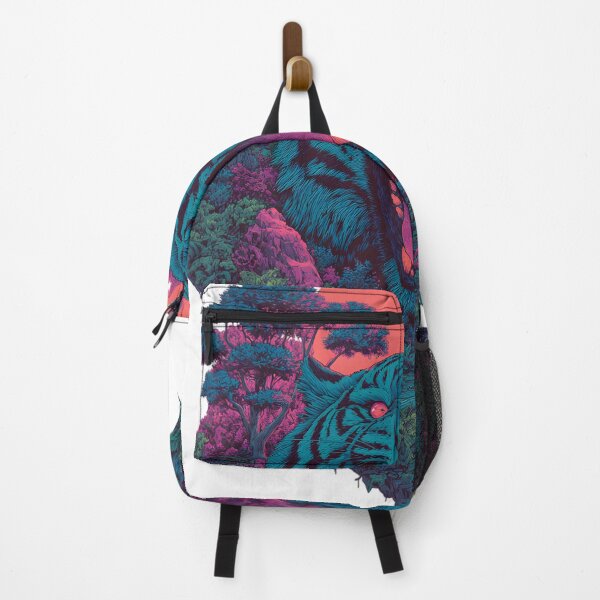 Item preview, Psychedelic Roaring Tiger | Cosmic Wild Energy Print designed and sold by Kollibri.