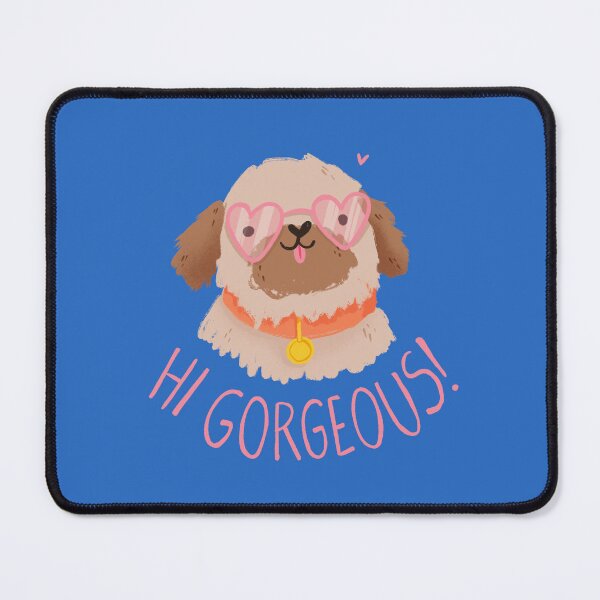 Item preview, Hi Gorgeous ! - Cute dog illustration designed and sold by origamishop.