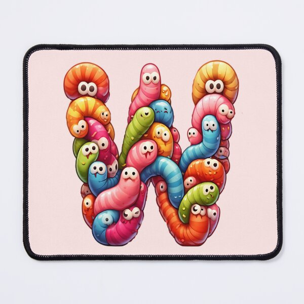 Item preview, A whole wiggle of cartoon worms, fantasy fun designed and sold by LoneAngel.