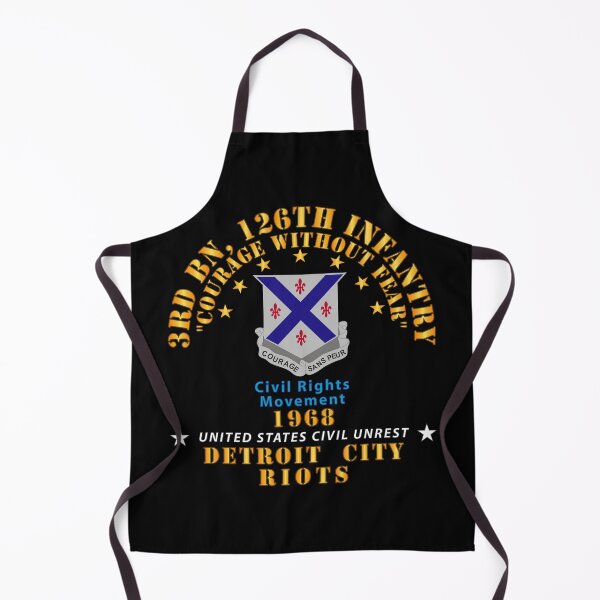 Item preview, Army - 3rd Bn 126th Infantry Detroit City Riots 1968 - Civil Rights Movement designed and sold by Military Insignia Products.
