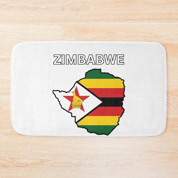Item preview, Zimbabwe Flag Map designed and sold by atomstartup.