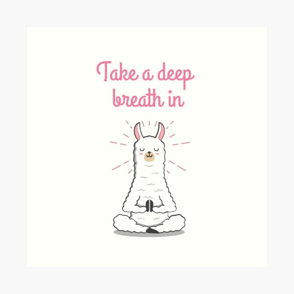 Item preview, The Meditative Llama: A Stoic Inspiration for Inner Calm designed and sold by LexaArtworks.