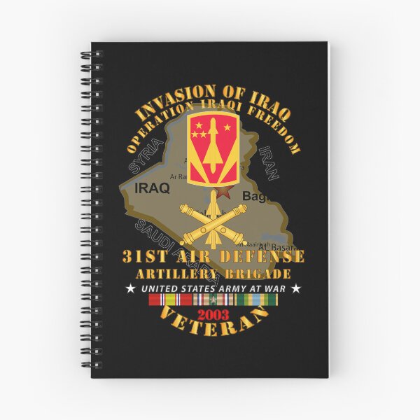 Item preview, Army - 31st Air Defense Artillery Bde - OIF - Invasion - 2003 w IRAQ SVC designed and sold by Military Insignia Products.