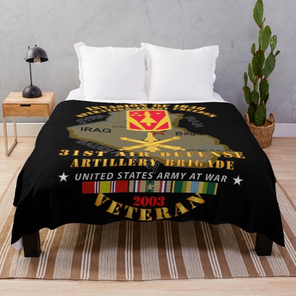 Item preview, Army - 31st Air Defense Artillery Bde - OIF - Invasion - 2003 w IRAQ SVC designed and sold by Military Insignia Products.