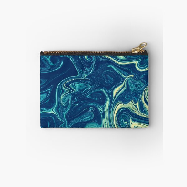 Item preview, Teal Liquid Abstract Pattern designed and sold by AffordableArtCo.