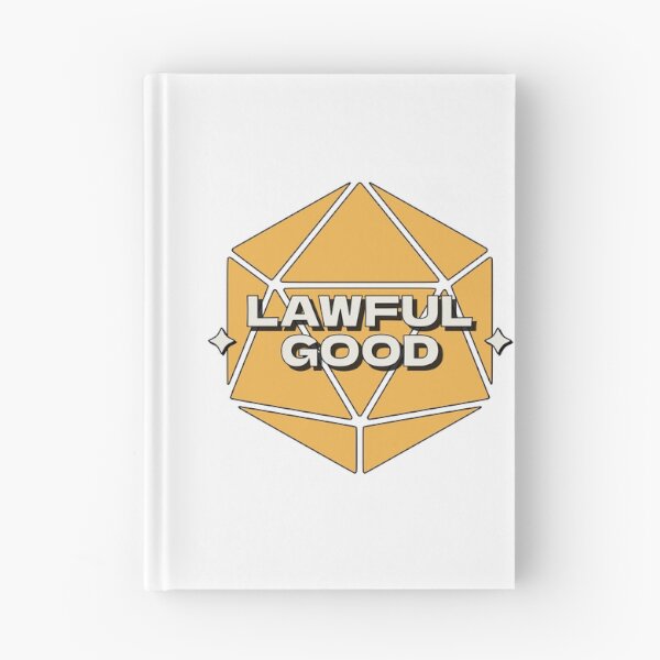 Item preview, Retro Lawful Good DND D20 Yellow designed and sold by QB-Designs.