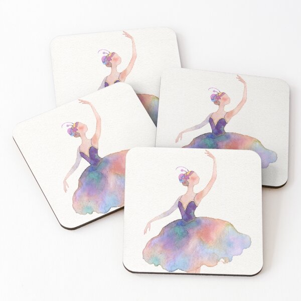 Item preview, Colorful Watercolor Ballerina Art Design designed and sold by MindWind.