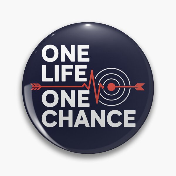 Item preview, One Life One Chance Target Design designed and sold by AdibaArt.