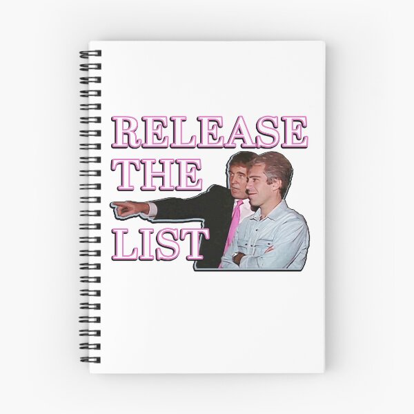 Item preview, Release the Epstein List featuring Jeffrey Epstein and Donald Trump designed and sold by Signs for Dark Times.