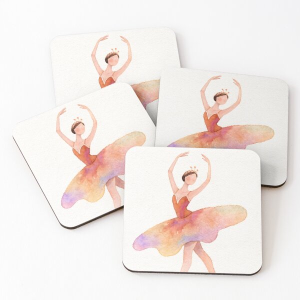 Item preview, Colorful Watercolor Ballerina Art Design designed and sold by MindWind.