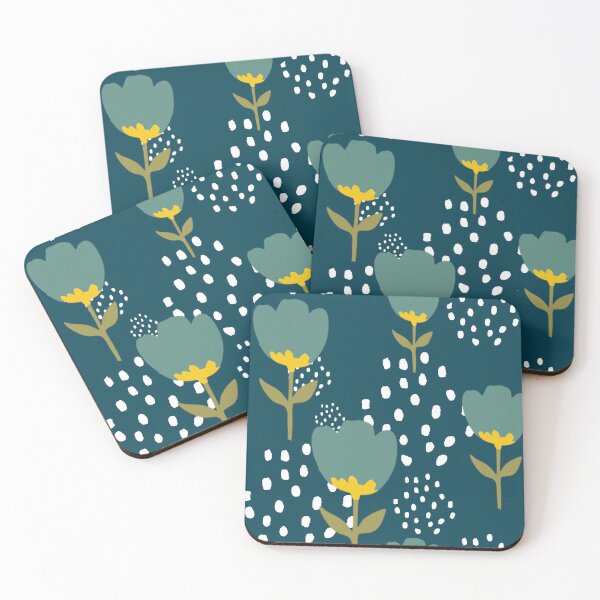 Item preview, Flying Tulips in Blue designed and sold by radinadamore.