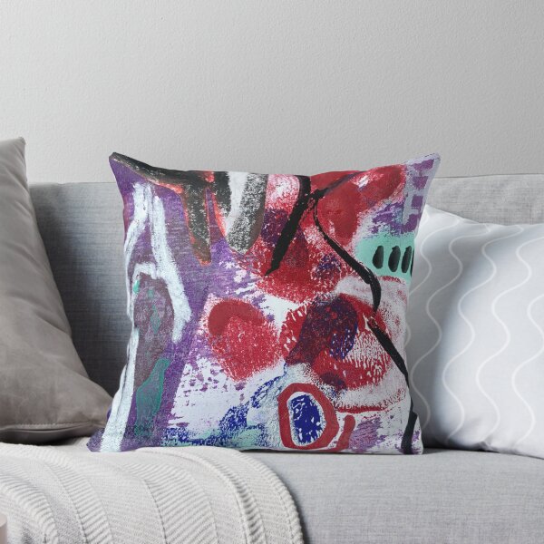 Item preview, Art Print & More: Floral Abstraction in Red – Poetic Miniature Series – 57 Tuetolus | Annette Kunow designed and sold by KunowArtShop.