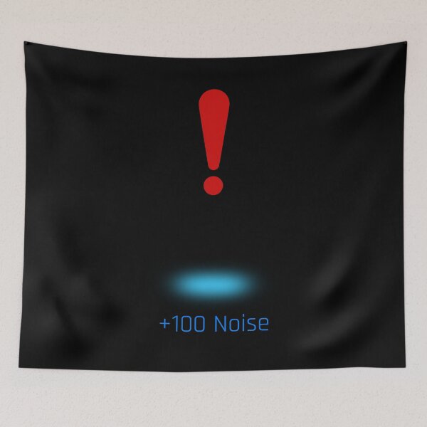 Item preview, MGS Exclamation Stealth Alert T-Shirt with +100 Noise designed and sold by BatonAndInk.