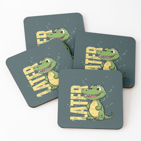 Item preview, Cute & Funny Alligator Saying Design – Later Gator Bold Font Graphic designed and sold by zenturtlemerch.