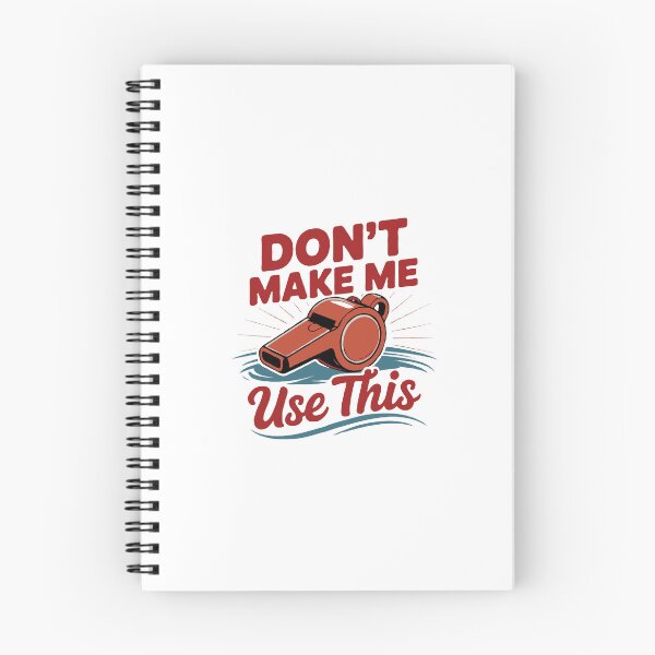 Item preview, Funny Lifeguard Beach Humor - Don't Make Me Use This Lifeguard Whistle designed and sold by TeesYouWant.