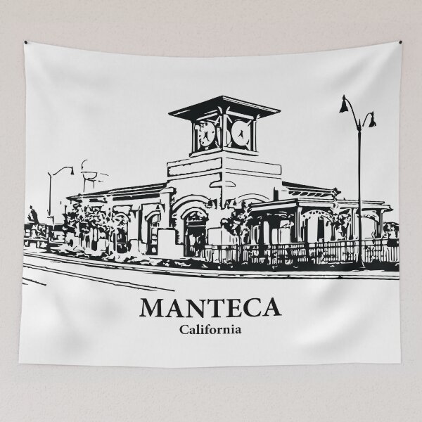 Item preview, Manteca - California designed and sold by Lakeric Cityscapes.