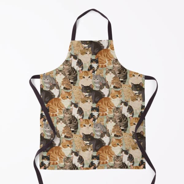 Item preview, A Densely Packed Gathering of Adorable Felines Featuring a Wide Range of Breeds and Playful Expressions in Close Proximity designed and sold by ArtifactVault.
