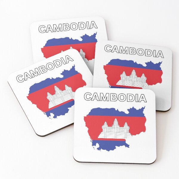 Item preview, Cambodia Flag Map designed and sold by atomstartup.