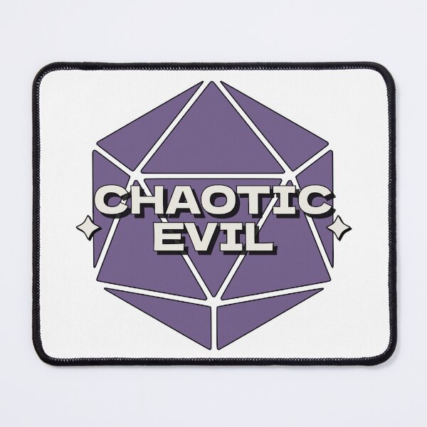 Item preview, Retro Chaotic Evil DND D20 Purple designed and sold by QB-Designs.