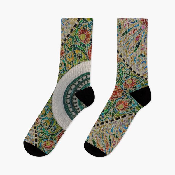Item preview, Vivid Mosaic of Floral Tiles at Yokohama’s Indian Memorial Fountain designed and sold by Pix4Japan.