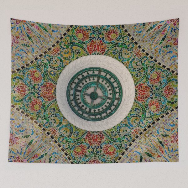 Item preview, Vivid Mosaic of Floral Tiles at Yokohama’s Indian Memorial Fountain designed and sold by Pix4Japan.