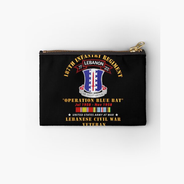 Item preview, Army - 187th Infantry Regiment - TF 201 - Lebanon Civil War w AFEM SVC designed and sold by Military Insignia Products.