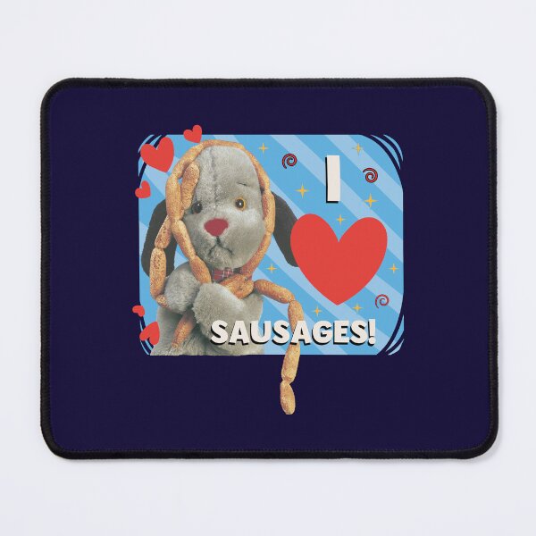 Item preview, Sooty Sweep I Love Sausages designed and sold by All-And-Every.
