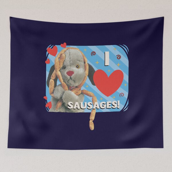 Item preview, Sooty Sweep I Love Sausages designed and sold by All-And-Every.