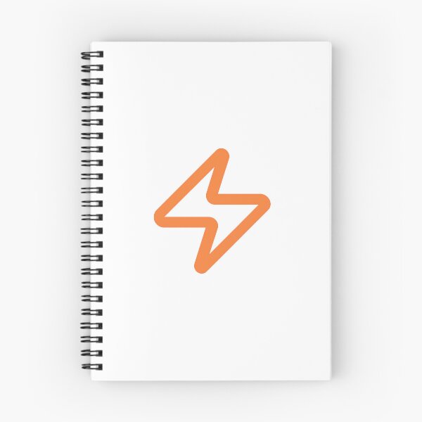 Item preview, Lightning Icon in Orange - Fast Web Design designed and sold by SchnellSite.