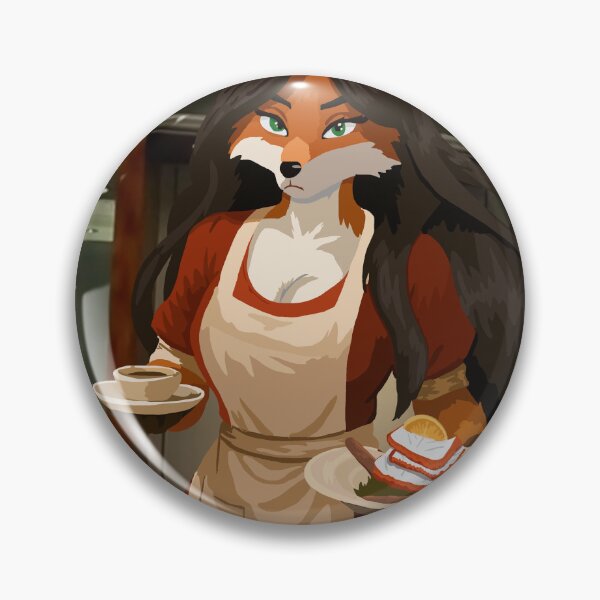 Item preview, Waitress Fox, Make Way, Order is Hot designed and sold by KlakkDrawsStuff.