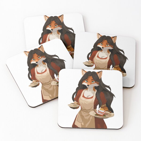 Item preview, Waitress Fox, Make Way, Order is Hot designed and sold by KlakkDrawsStuff.