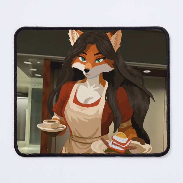 Item preview, Waitress Fox, Make Way, Order is Hot designed and sold by KlakkDrawsStuff.