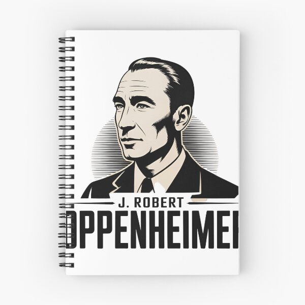 Item preview, J. Robert Oppenheimer Side Portrait - Atomic Era Retro Science Art designed and sold by Dospart.