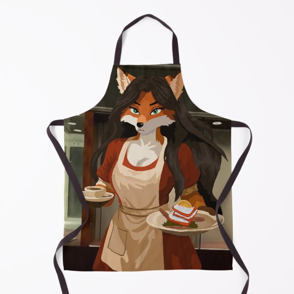 Item preview, Waitress Fox, Make Way, Order is Hot designed and sold by KlakkDrawsStuff.