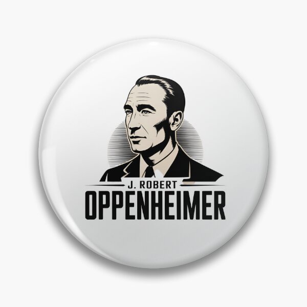 Item preview, J. Robert Oppenheimer Side Portrait - Atomic Era Retro Science Art designed and sold by Dospart.
