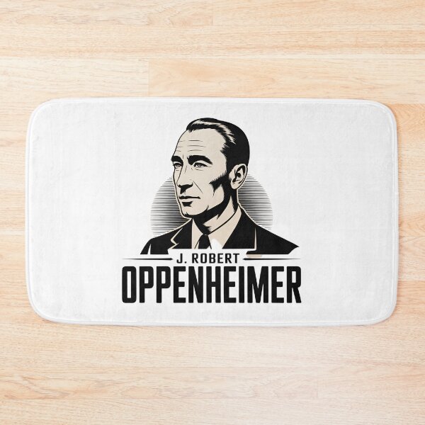 Item preview, J. Robert Oppenheimer Side Portrait - Atomic Era Retro Science Art designed and sold by Dospart.