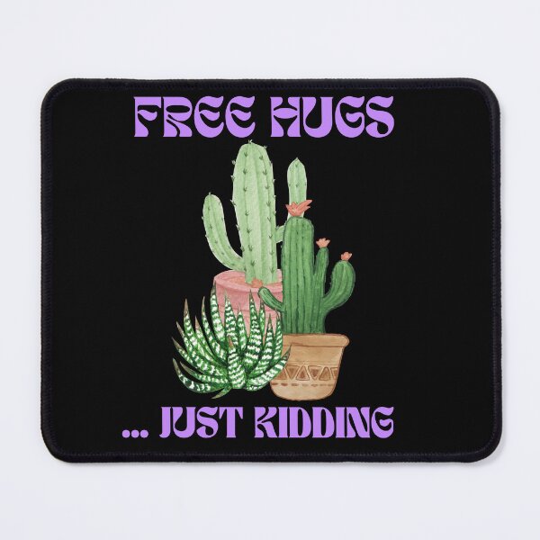 Item preview, Big Cactus Free Hugs Just Kidding Funny Quote Succulents Life designed and sold by LiotasowaFlow.