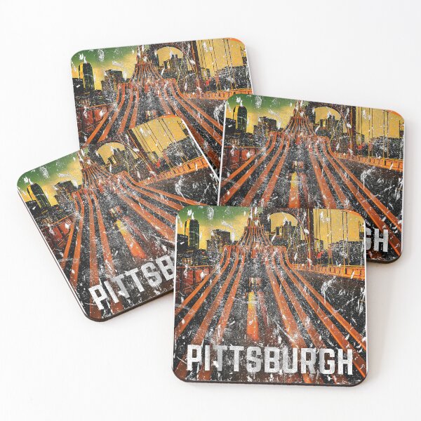 Item preview, pittsburgh pa vintage travel art emblem designed and sold by AddlPoolart.