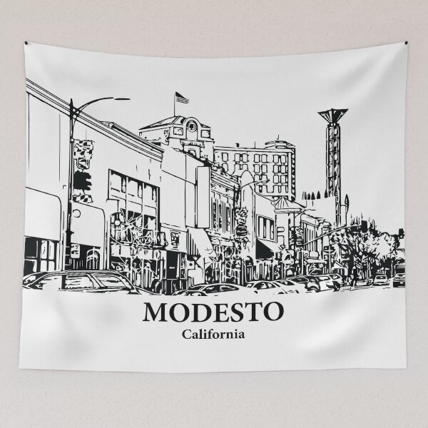 Item preview, Modesto - California designed and sold by Lakeric Cityscapes.