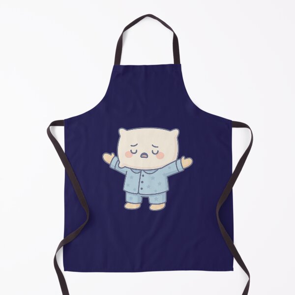 Item preview, Tired Kawaii Pillow – Starry Pajamas and Open Arms designed and sold by ALBANAT.