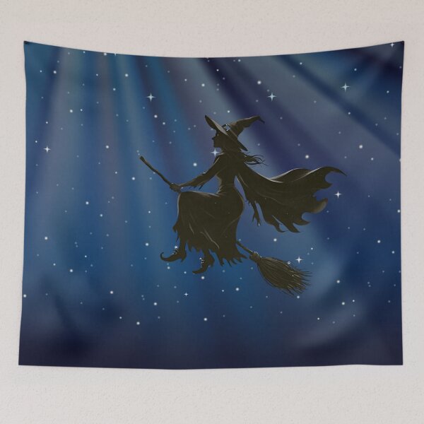 Item preview, broomstick flying  designed and sold by Denya4Design.