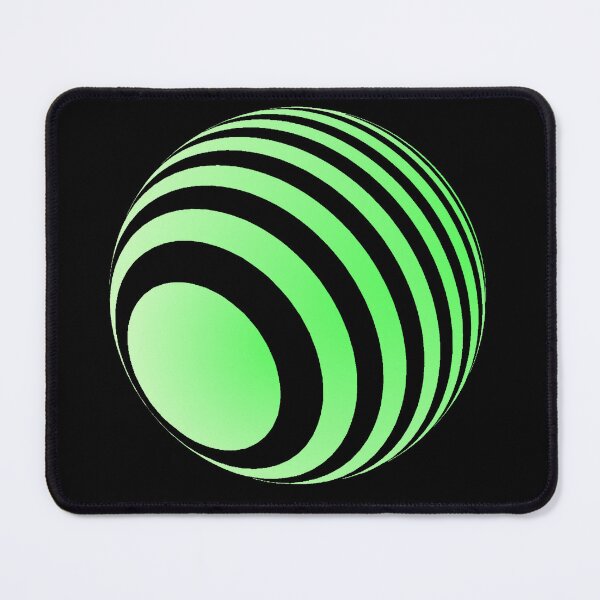 Item preview, 3D ball with green stripes designed and sold by HA-Design-Kunst.
